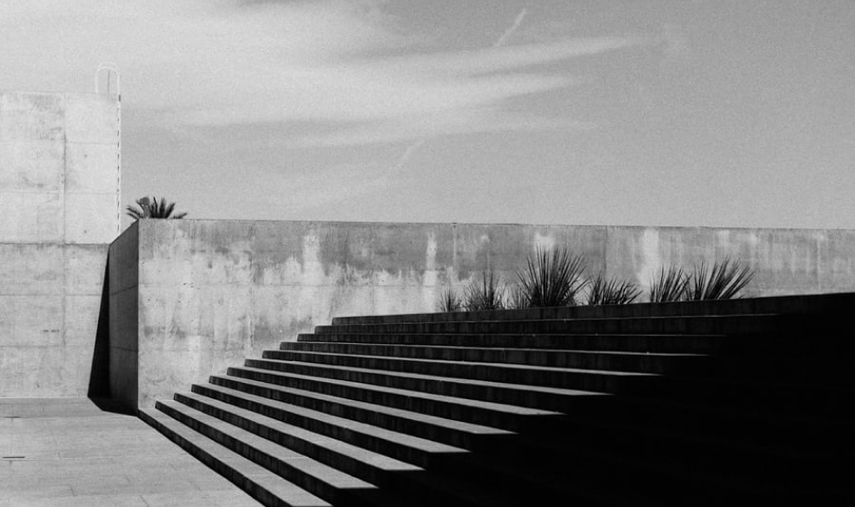 black&white stairs